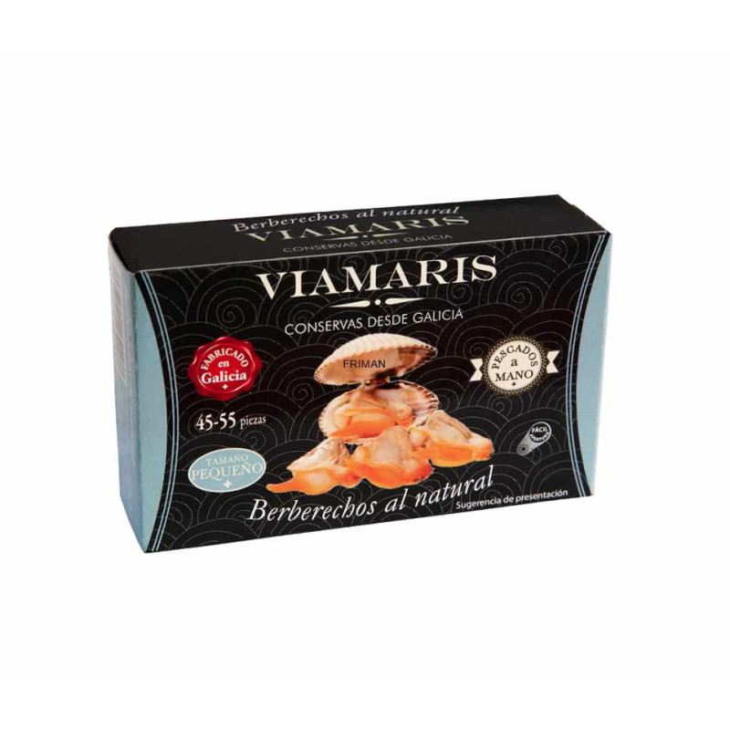 BERBERECHOS AL NATURAL LATA 45/55 25/1u.